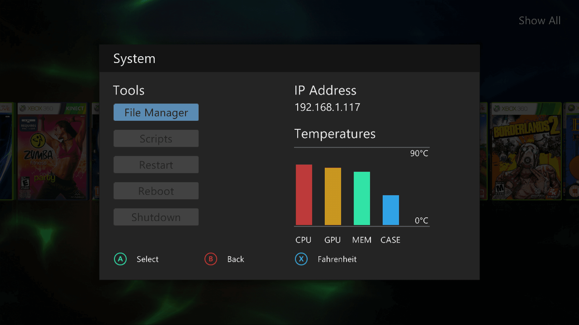 Xboxens IP-adress i Aurora